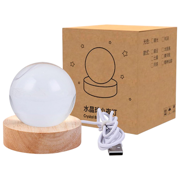 Lampă de noapte Desk lamp Moon Transparent Rețea photo 6
