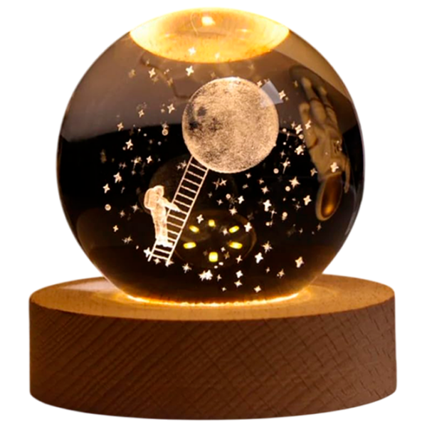 Lampă de noapte Desk lamp Climb The Moon Transparent Rețea photo 1