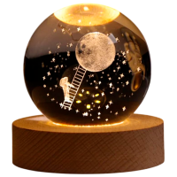 Lampă de noapte Desk lamp Climb The Moon Transparent Rețea