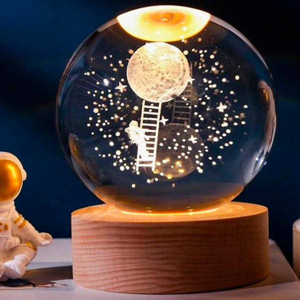 Lampă de noapte Desk lamp Climb The Moon Transparent Rețea photo 10