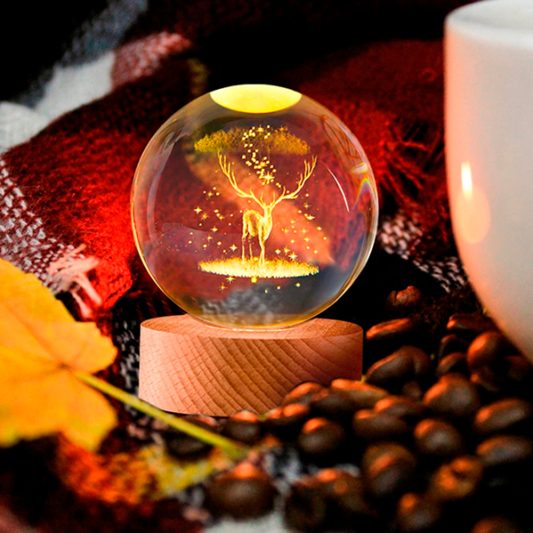 Lampă de noapte Desk lamp Elk Transparent Rețea photo 4