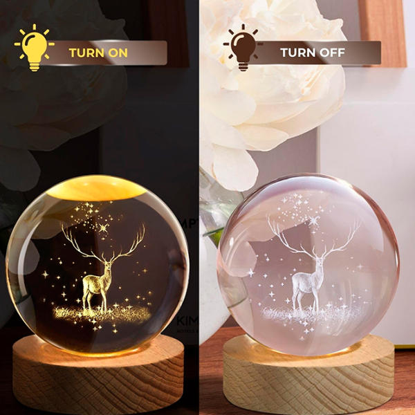 Lampă de noapte Desk lamp Elk Transparent Rețea photo 8