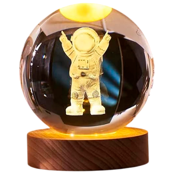 Lampă de noapte Desk lamp Astronaut Transparent Rețea photo 1