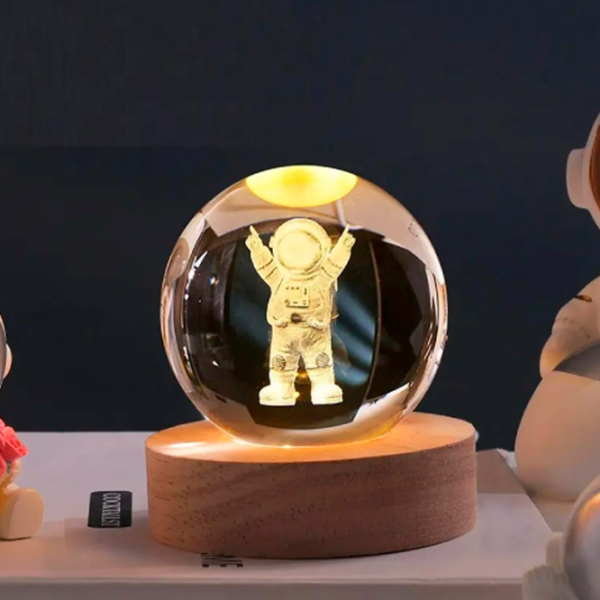 Lampă de noapte Desk lamp Astronaut Transparent Rețea photo 2