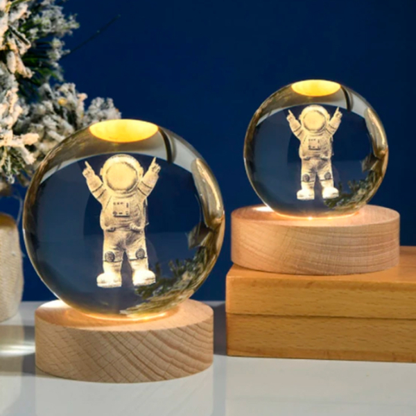 Lampă de noapte Desk lamp Astronaut Transparent Rețea photo 10