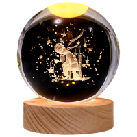 Lampă de noapte Desk lamp Little Prince Transparent Rețea