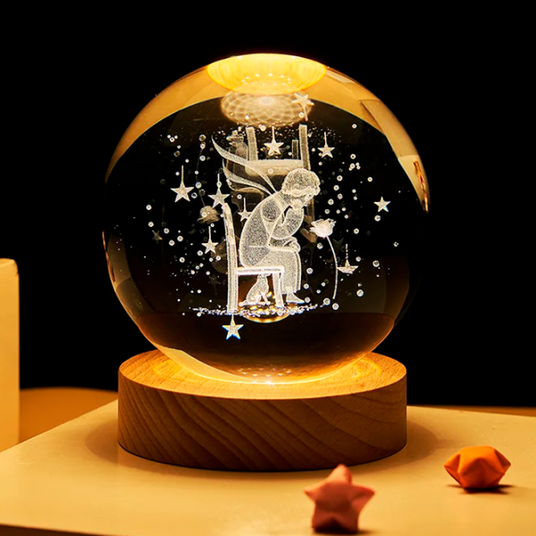 Lampă de noapte Desk lamp Little Prince Transparent Rețea photo 2