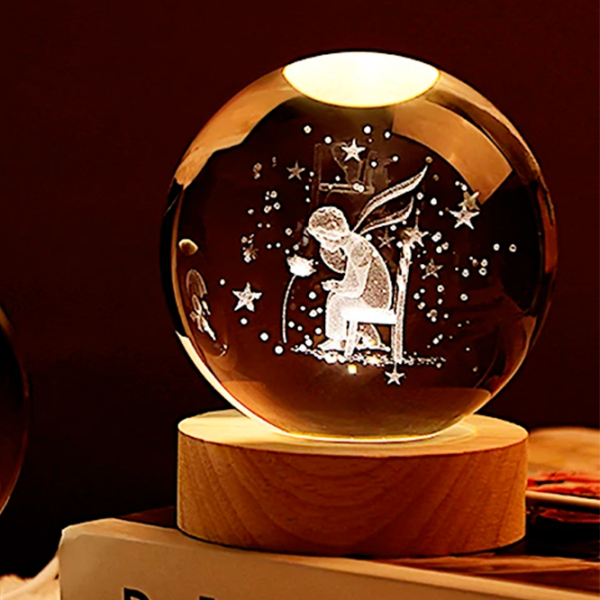 Lampă de noapte Desk lamp Little Prince Transparent Rețea photo 6