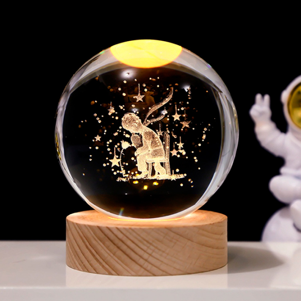 Lampă de noapte Desk lamp Little Prince Transparent Rețea photo 8