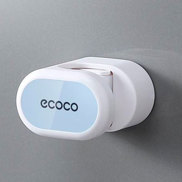 Зажим для швабры Настенный Ecoco 1002951002 White Синий  photo 3