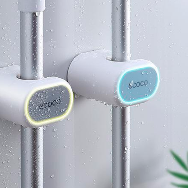 Зажим для швабры Настенный Ecoco 1002951002 White Синий  photo 4