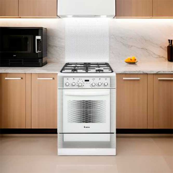 Aragaz Gefest 6302-04 0040 White Tipul plitei: Pe gaz, 55 l, Tipul cuptorului: Electric photo 4