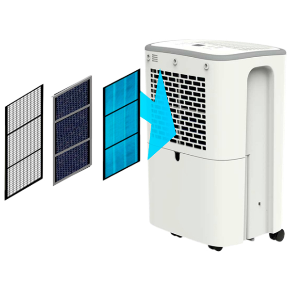 Uscător de aer DryWave PD12R-KFE White 190 W, 40 m² photo 4