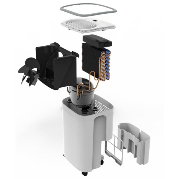 Uscător de aer DryWave PD12R-KFE White 190 W, 40 m² photo 5