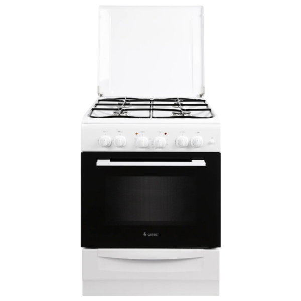 Aragaz Gefest 6102-01 0138 White Tipul plitei: Pe gaz, 60 l, Tipul cuptorului: Electric photo 1
