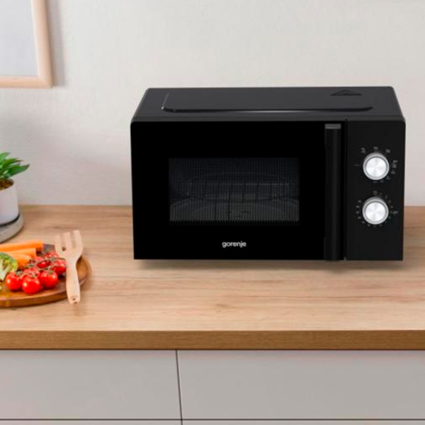 Cuptor cu microunde Gorenje MO20E2BH Black Solo, 20l, 800 W photo 6