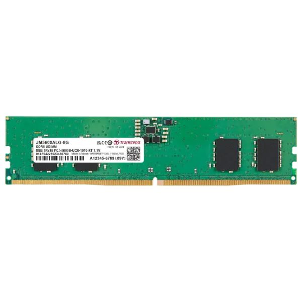 Оперативная память 8 ГБ Transcend JetRam JM5600ALG-8G DIMM, DDR5, 5600 МГц photo 1