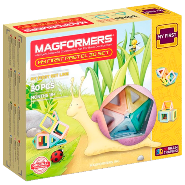 Конструктор Magformers Pastel 30 Set Разноцветный Количество деталей 30, 18+ месяцев photo 1