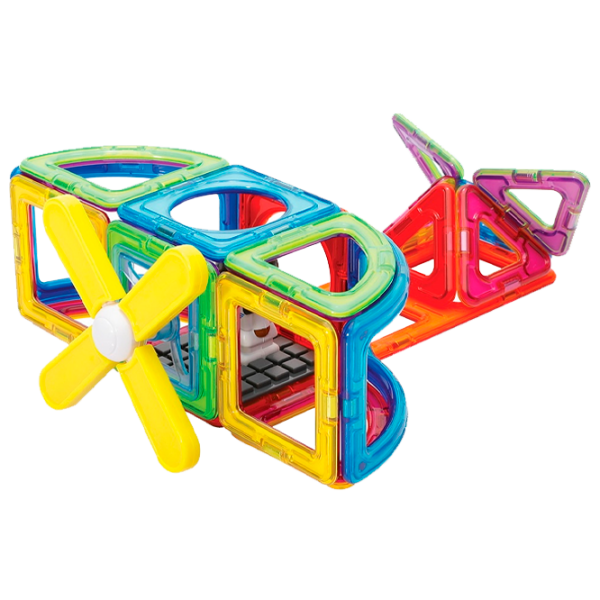 Constructor Magformers Aviation Adventure Set Multicolor Numărul de piese 28, 3+ photo 2