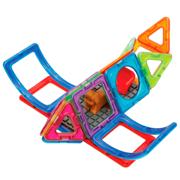Constructor Magformers Aviation Adventure Set Multicolor Numărul de piese 28, 3+ photo 5