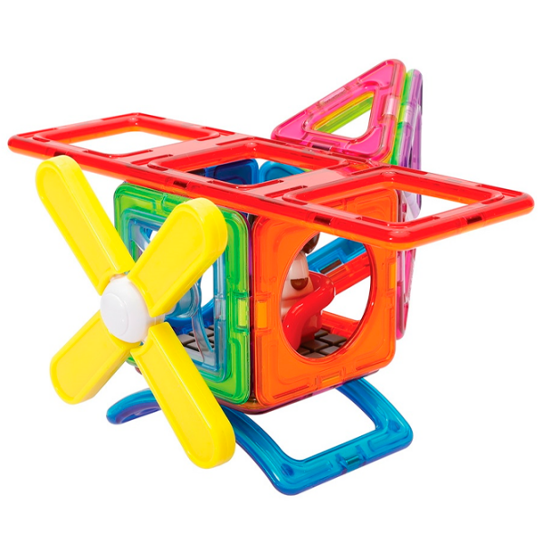 Constructor Magformers Aviation Adventure Set Multicolor Numărul de piese 28, 3+ photo 6