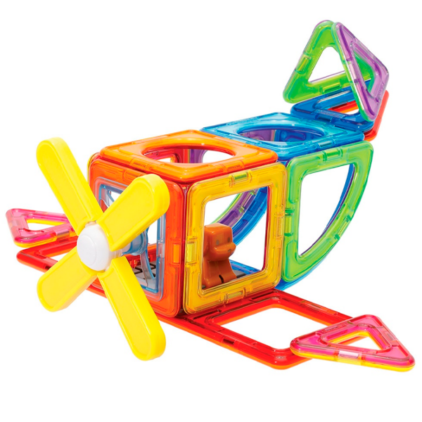 Constructor Magformers Aviation Adventure Set Multicolor Numărul de piese 28, 3+ photo 8