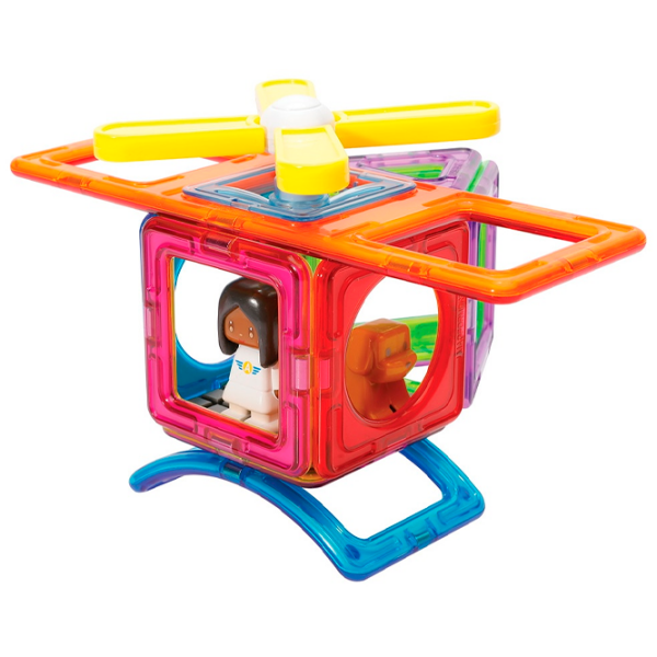 Constructor Magformers Aviation Adventure Set Multicolor Numărul de piese 28, 3+ photo 11