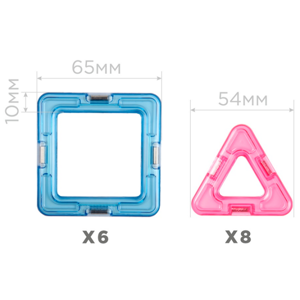 Конструктор Magformers 14 Set Разноцветный Количество деталей 14, 3+ photo 8