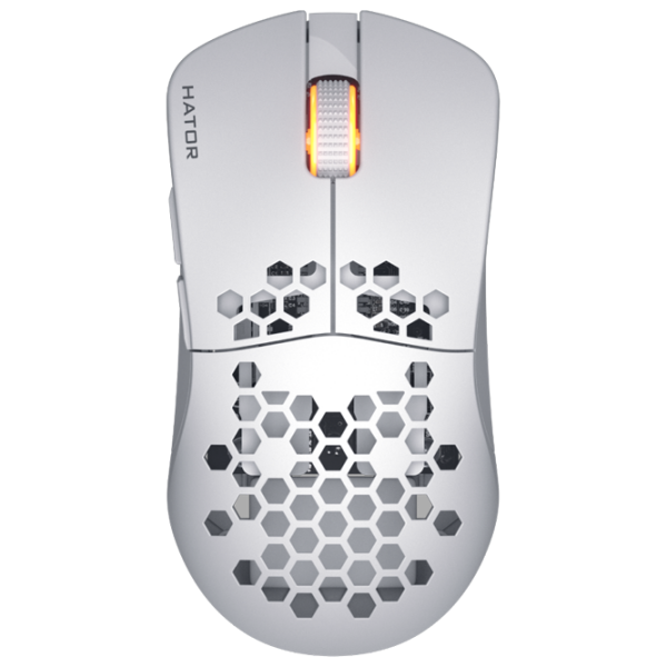 Mouse Hator Stellar PRO Wireless White Fără fir / 26000 dpi photo 1