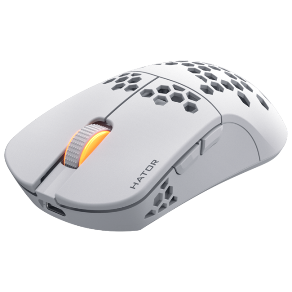 Mouse Hator Stellar PRO Wireless White Fără fir / 26000 dpi photo 3