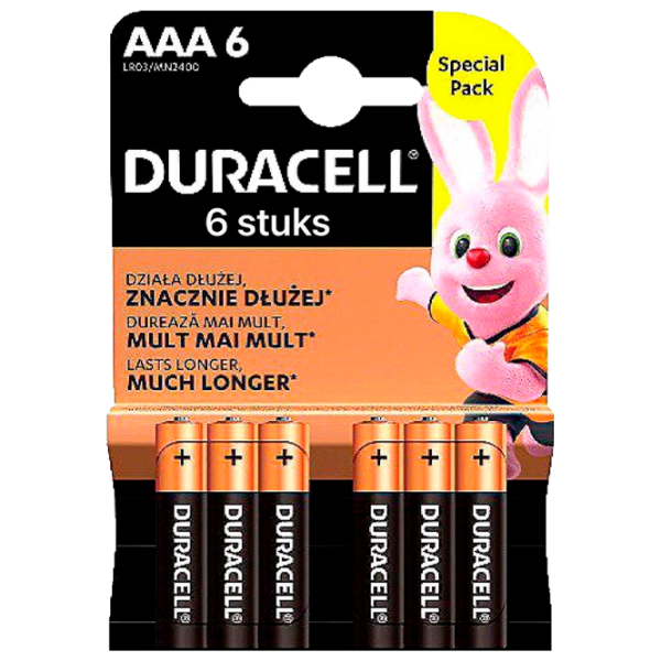 Baterie Duracell Optimum K6 AAA (6 buc.)  photo 1
