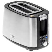 Toster Adler AD-3214 Silver 750 W, Numărul de grade de prăjire: 7
