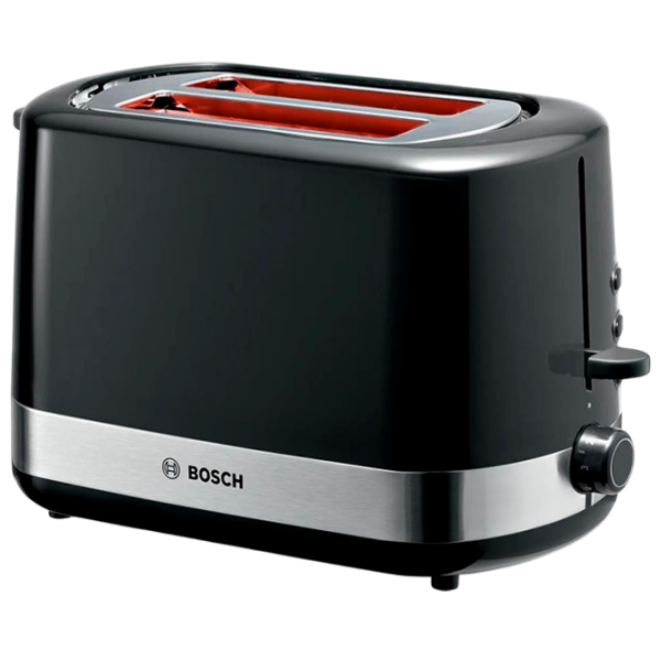 Toster Bosch TAT6A513 Black 800 W, Numărul de grade de prăjire: 7 photo 1