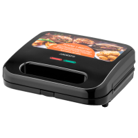 Aparat pentru sandvișuri Ardesto SM-H500B Black 700 W, Cantitatea de sandwich-uri: 