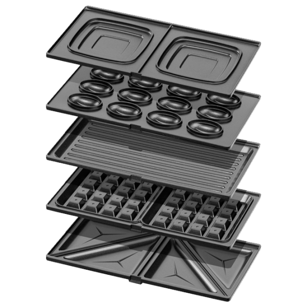 Aparat pentru sandvișuri Ardesto SM-H500B Black 700 W, Cantitatea de sandwich-uri:  photo 4