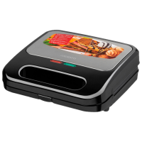 Aparat pentru sandvișuri Ardesto SM-H400S Black 700 W, Cantitatea de sandwich-uri: 