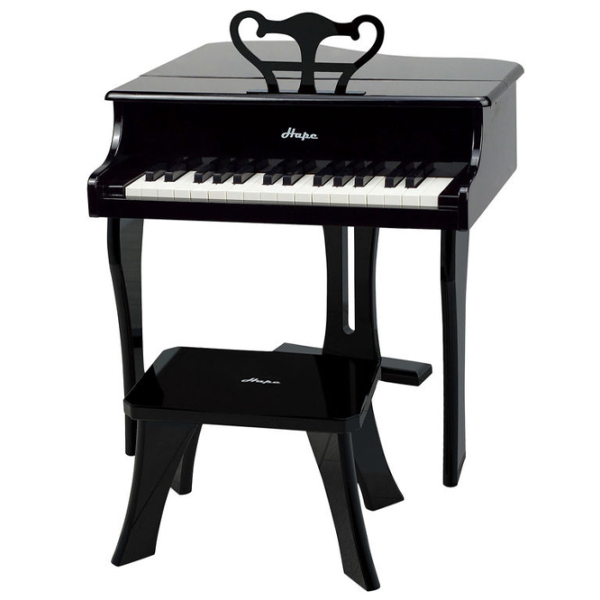 Пианино для детей Hape Grand Piano 30 клавиш Черный Рекомендуемый возраст: 3+ photo 2