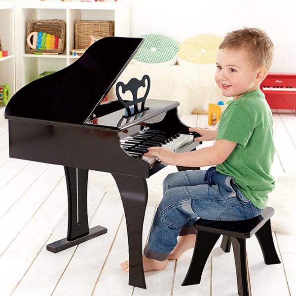 Пианино для детей Hape Grand Piano 30 клавиш Черный Рекомендуемый возраст: 3+ photo 3