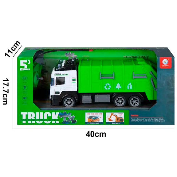 Грузовик RC 5-Channel Puzzle JT658
Серый
Зеленый  photo 3