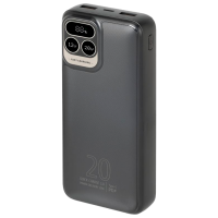 Power Bank 20000 мАч RivaCase VA2521 (20 Вт) Черный 