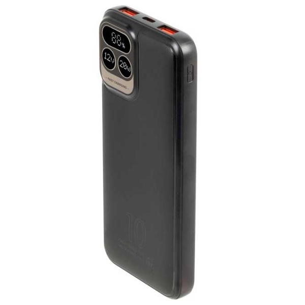 Power Bank 10000 мАч RivaCase VA2511 (74 Вт) Черный  photo 4