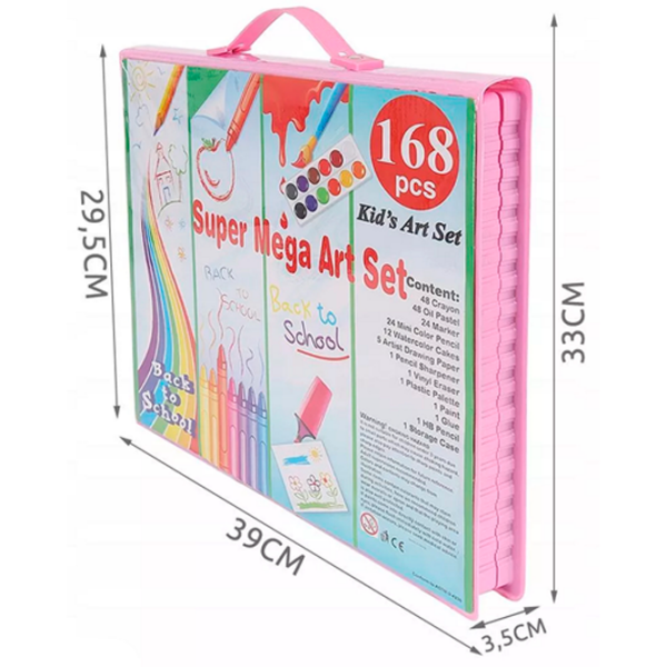 Креативный набор Iso Trade Super Mega Art 9174 5393884 Розовый Для девочек, 3+ photo 6