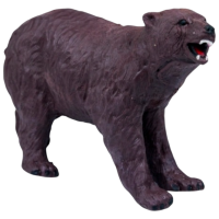 Figurină Deluxe Animals Grizzly Bear 3+ / Black
