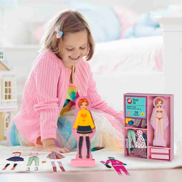 Jucărie interactivă As Kids Magnet Box 1029-64053 5203068640538 Pink Pentru fetițe, 3+ photo 2