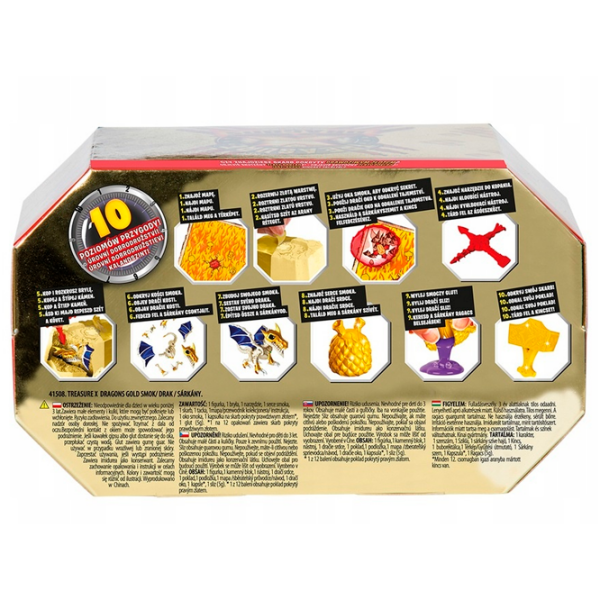 Set jucării Treasure X Dragons Gold 41508 630996415085 Multicolor Pentru băieți, 5+ photo 4