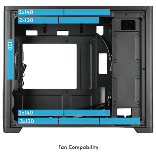 Корпус Chieftec BX-MESH Черный micro ATX photo 9