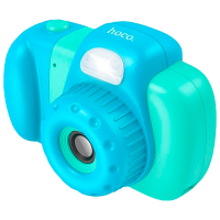 Фотоаппарат Hoco Children Camera Dual Lens DV201 Синий Для детей, 6+