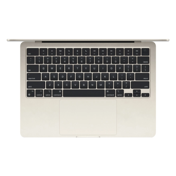 Laptop Apple MacBook Air 13.6 2024 Starlight 13.6" | 24 GB | 512 GB | Apple M3 (C8/G10) | VGA Integrată photo 2