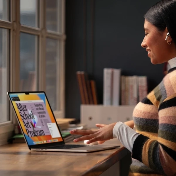 Ноутбук Apple MacBook Air 15 2024 Starlight 15.3" | 24 ГБ | 512 ГБ | Apple M3 (C8/G10) | VGA Встроенная photo 10