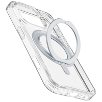 Чехол для смартфона Apple iPhone 16 Pro Max (Spin Mag) White Прозрачный Cellularline, ТПУ, MagSafe Back